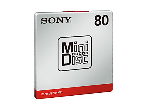 索尼 MiniDisc 錄音媒體 80分鐘 MDW80T 透明外殼
