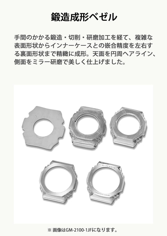 Casio Relógio Masculino G-Shock GM-2100BB-1AJF Preto Metalizado