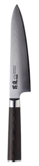 Pearl Metal AUS10 45-Layer Damascus 180mm Western Chef Knife "Hiran" (Silver  F-2342)