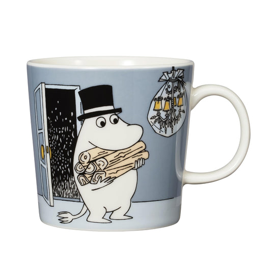 Arabia Moomin Classic Moominpappa Mug Gray 0 3L 1066911 - WAFUU JAPAN