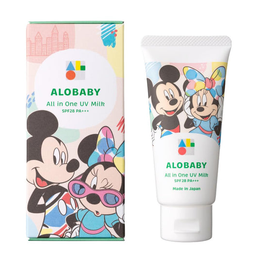 Arobaby All - in - One UV Milk Disney Design Organic Non - Chemical Baby Sunscreen 1pc - WAFUU JAPAN