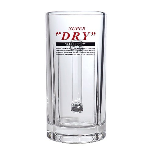 Asahi Super Dry Mug Large Glass 14.7oz 435ml - WAFUU JAPAN