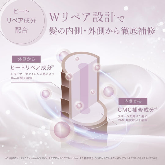 AXXZIA Moisturizing Hair Milk Heat Repair Treatment 50g Made in Japan - WAFUU JAPAN