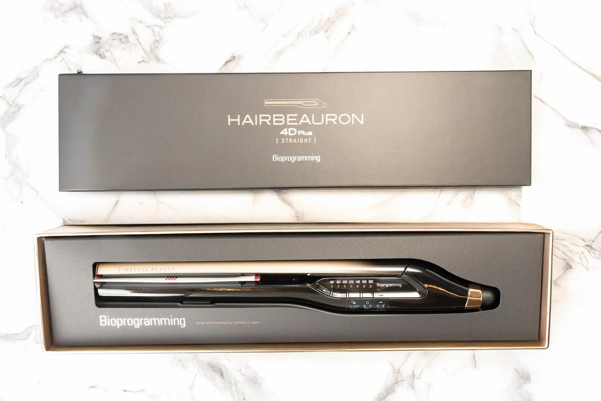 m*.様 HAIRBEAURON 4d plus STRAIGHT ヘアアイロン Bioprogramming ヘアビューロン 4D Plus ストレートアイロン 100