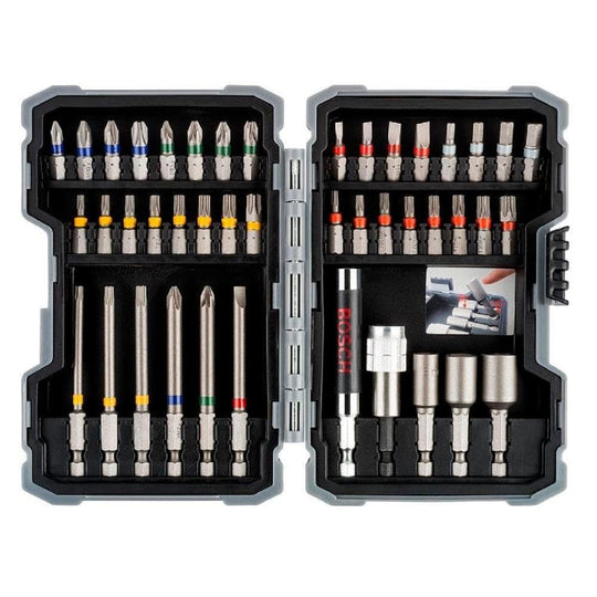 BOSCH Driver Bit Set 43 Pieces Hex Shank 635mm 9mm Groove 25mm Case 2607017164 - WAFUU JAPAN