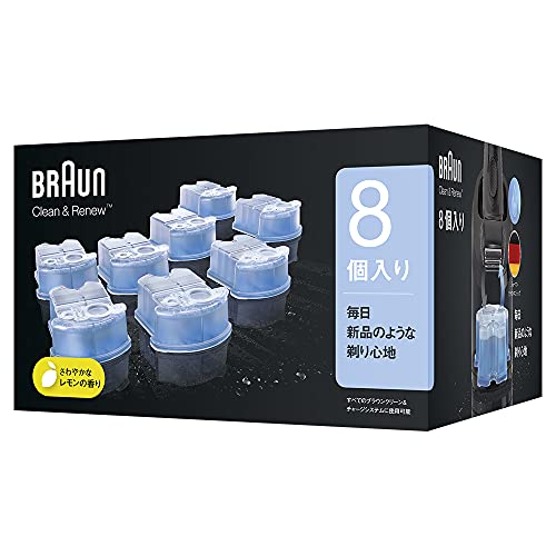 Braun Clean & Renew refill cartridges 8 pcs - WAFUU JAPAN