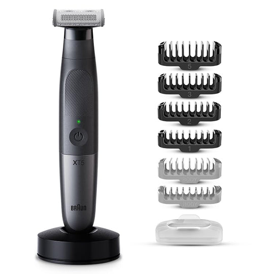 Braun Pro X XT5300 Rechargeable Body Face Groomer Black Gray Metal AC 100‑240 V - WAFUU JAPAN