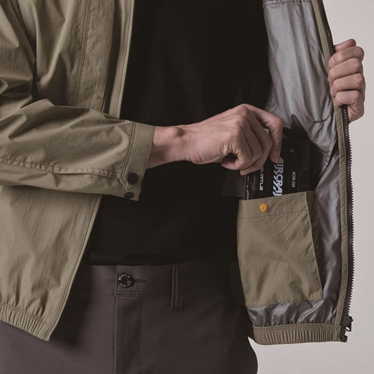 Burtle Aircraft Short Sleeve Blouson Unisex Spring Summer AC2086 Army Khaki - WAFUU JAPAN