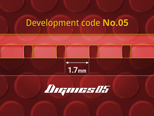 Butterfly Table Tennis Rubber Dignics 05 High Tension 06040 Red Extra Thick - WAFUU JAPAN