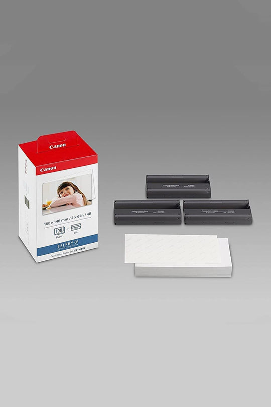 Canon Color Ink Cassette Paper Set KP-108IN 3115B001 - WAFUU JAPAN