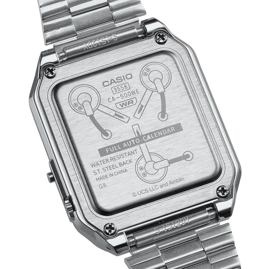 CASIO Back To The Future Collaboration modelClassic CA - 500WEBF - 1AJR Men's Watch - WAFUU JAPAN