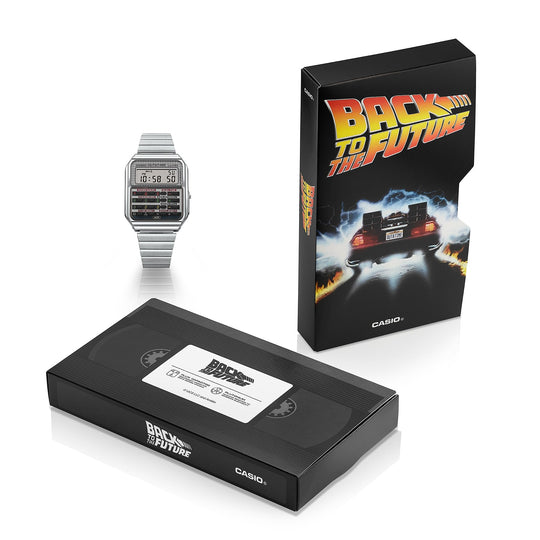 CASIO Back To The Future Collaboration modelClassic CA - 500WEBF - 1AJR Men's Watch - WAFUU JAPAN
