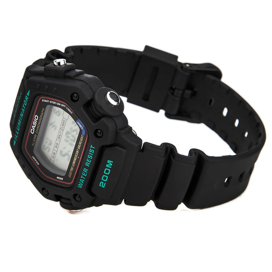 CASIO Digital Sports Watch Men's DW290 - 1 Black Reverse Import - WAFUU JAPAN
