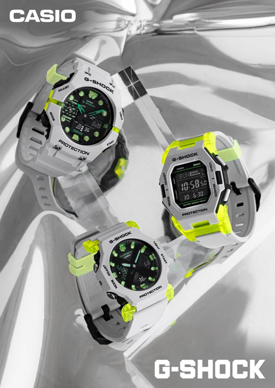 Casio G - Shock Bluetooth Watch GA - B001MW - 8AJF Gray Mens Digital Analog - WAFUU JAPAN