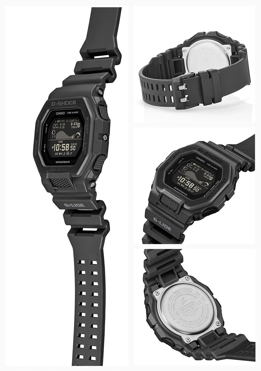 Casio G-Shock G-Lide Часы для мужчин GBX-100NS-1JF Черные – WAFUU