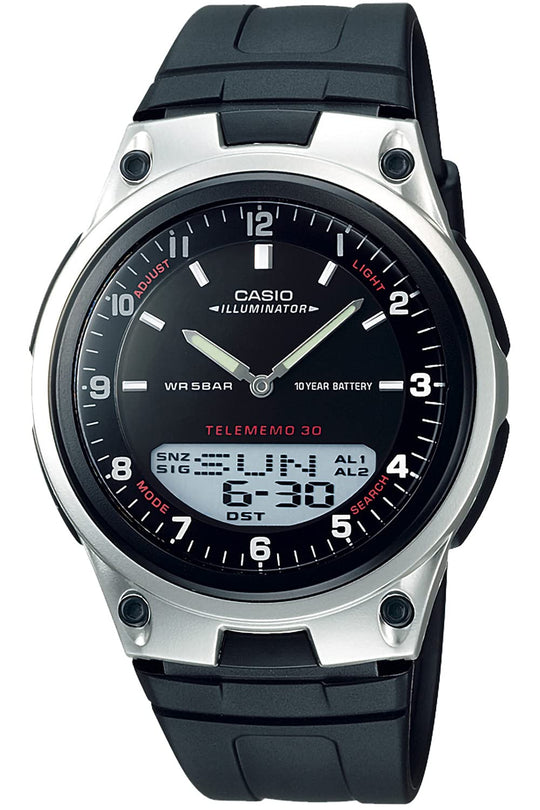 Casio Watch Casio Collection AW - 80 - 1AJH Men's Black - WAFUU JAPAN