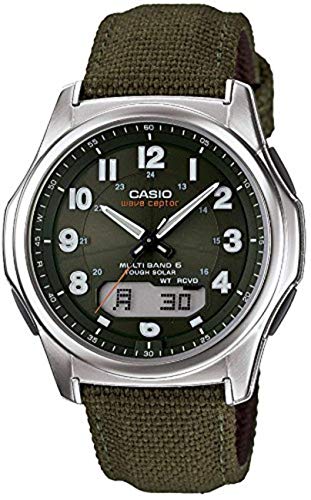 Casio Wave Ceptor Radio Wave Solar WVA-M630B-3AJF Men's Green - WAFUU JAPAN