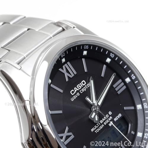 Casio Waveceptor Solar Watch WVA - M630D Silver Radio Controlled Timepiece - WAFUU JAPAN