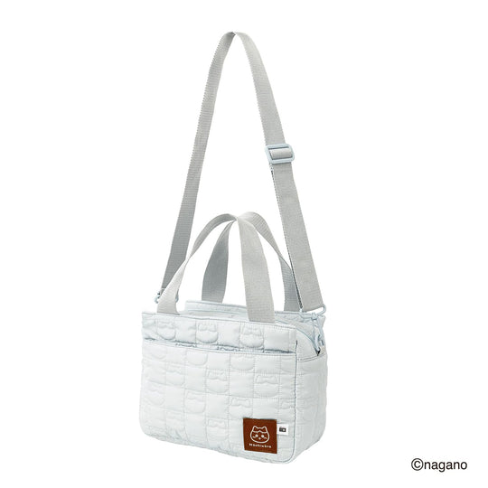 Chiikawa 2Way Quilting Bag Book Hachiwara Edition Crossbody Tote Bag - WAFUU JAPAN