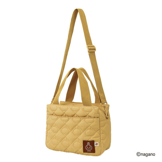 Chiikawa 2Way Quilting Bag Book Rabbit Version Tote Bag Japanese Brand Mook - WAFUU JAPAN