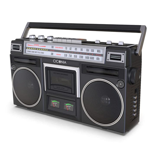 CICONIA Classical Boombox TY-2111 Boombox Retro Stereo Radio Cassette Player SD MP3 AC Power - WAFUU JAPAN