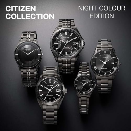 Citizen Men's Black Eco - Drive Waterproof Watch AR3017 - 58E Bracelet - WAFUU JAPAN