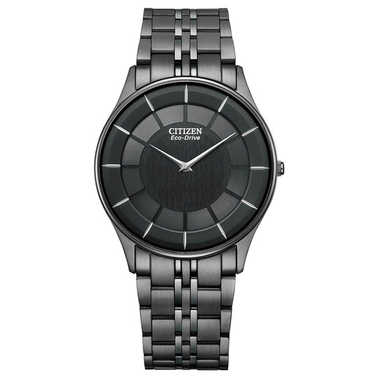 Citizen Men's Black Eco - Drive Waterproof Watch AR3017 - 58E Bracelet - WAFUU JAPAN