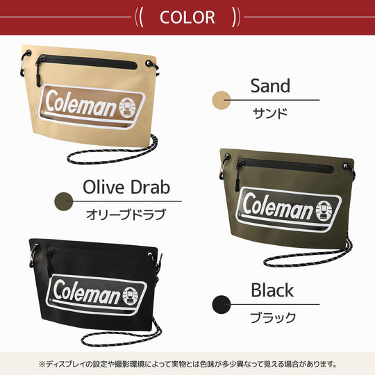 Coleman Seamless Sacoche Shoulder Bag VCO - 8780 Sand - WAFUU JAPAN