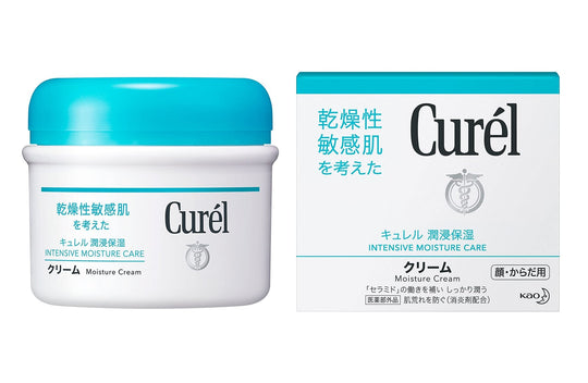 Curel Moisturizing Cream Jar Suitable for Babies 90g Single Pack - WAFUU JAPAN