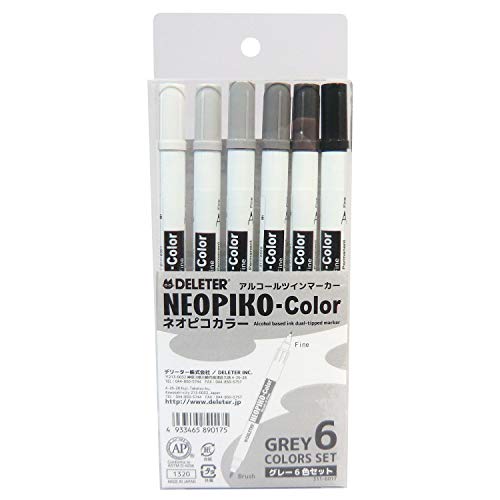 Deleter Neopiko Gray color 6 Color Sets - WAFUU JAPAN