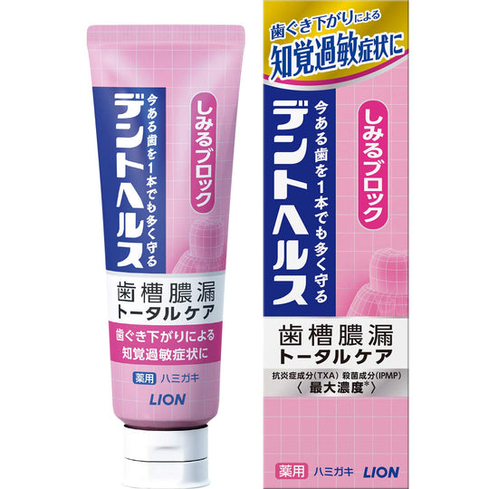 DentHealth Stinging Block Toothpaste for Dental Abscess Prevention 85g - WAFUU JAPAN