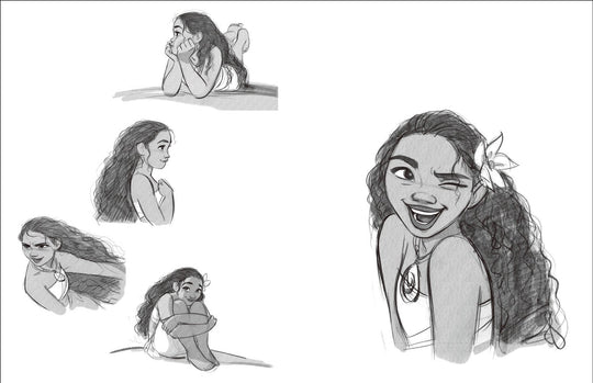 Disney Sketchbook Animation Art Collection - Sketchbook - Multicolor - 100 Pages - WAFUU JAPAN