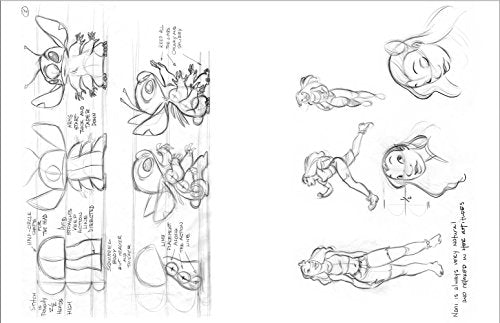 Disney Sketchbook Animation Art Collection - Sketchbook - Multicolor - 100 Pages - WAFUU JAPAN