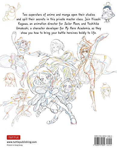 Drawing Fantastic Female Fighters Manga Art Book with 1200 Illustrations - WAFUU JAPAN
