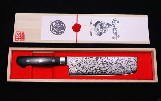 EBISU YAIBA nami knife 160mm VG - 10 Damascus Made in Japan - WAFUU JAPAN