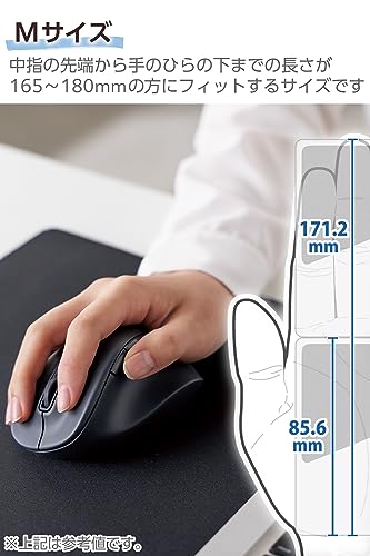 Elecom Mouse Wireless Mouse EX-G Bluetooth Quiet M-size 5 buttons Multi-pairing - WAFUU JAPAN