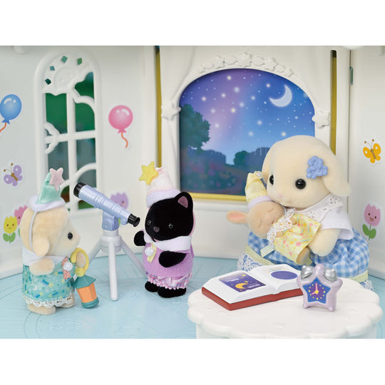 EPOCH Sylvanian Families Hoikuen Nakayoshi Baby Set -Otomari- S-76 - WAFUU JAPAN