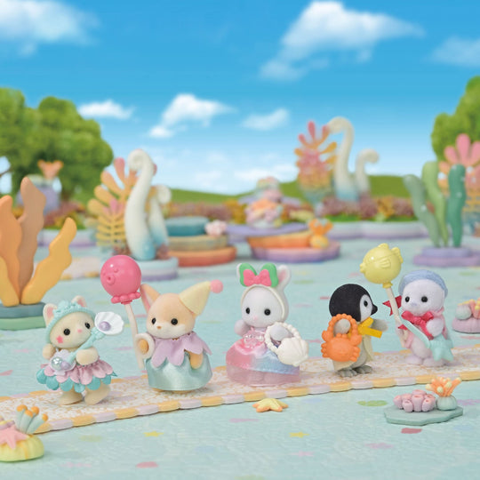 EPOCH Sylvanian Families Yuenchi Omiseya-san Youmiru Princess no Mermaid Shop コ-78 - WAFUU JAPAN