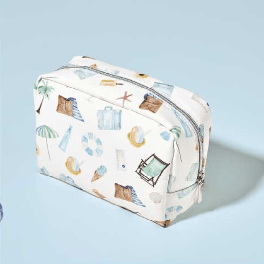 FANCL 95th Anniversary Summer Time Original Cosmetic Pouch - WAFUU JAPAN