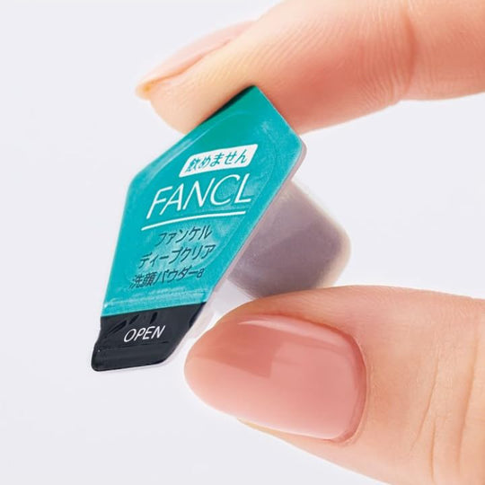 FANCL Deep Clear Enzyme Face Wash Powder 30 Pack Pore Cleansing - WAFUU JAPAN