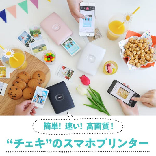 FUJIFILM Cheki Color Smartphone Printer instax mini Link2 Space Blue - WAFUU JAPAN