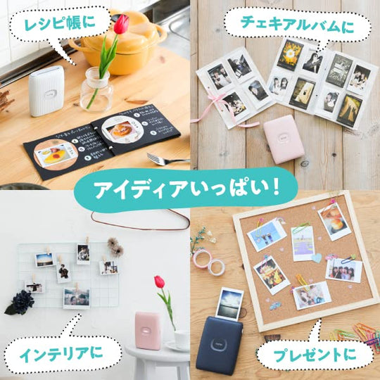 FUJIFILM Cheki Color Smartphone Printer instax mini Link2 Space Blue - WAFUU JAPAN