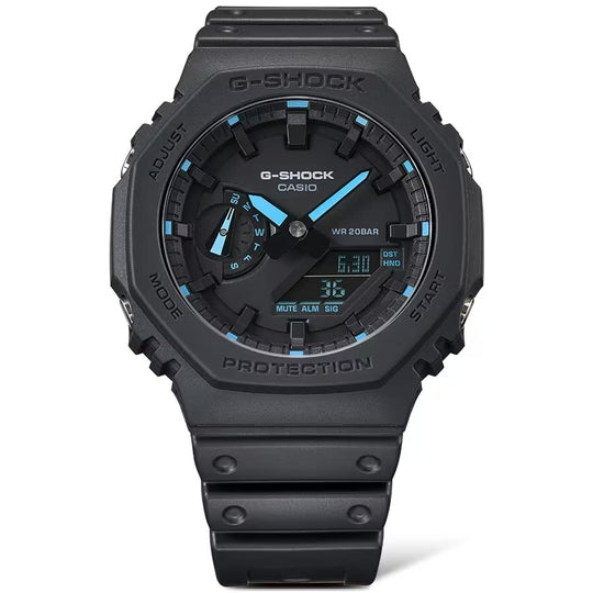 G - Shock Neon Accent Watch GA2100 - 1A2 Blue - WAFUU JAPAN