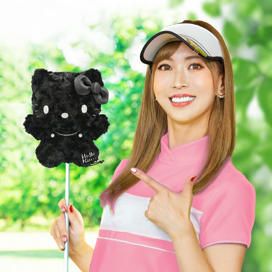 Hello Kitty Fairway Wood Headcover Black (Licensed) - WAFUU JAPAN