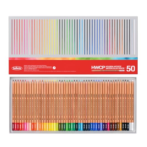 Holbein Watercolor Pencils WP195 50 Colors Set 21195 - WAFUU JAPAN