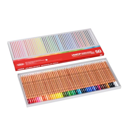 Holbein Watercolor Pencils WP195 50 Colors Set 21195 - WAFUU JAPAN