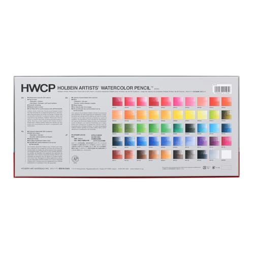 Holbein Watercolor Pencils WP195 50 Colors Set 21195 - WAFUU JAPAN
