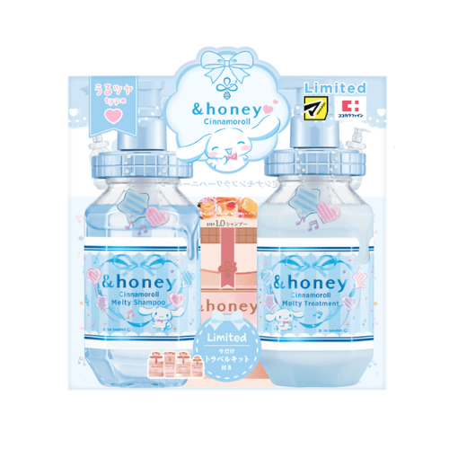 &HONEY Cinnamoroll Melty Shampoo & hair treatment limited edition pair set 2024 ver. - WAFUU JAPAN
