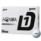 HONMA Мячи для Гольфа D1 BT2401 12 Шт. Белые