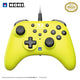 HORI kablolu gamepad Nintendo Switch ve Switch 2 için Pad Turbo limon sarısı